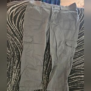 Lee Woman's  Gray Cargo Pants